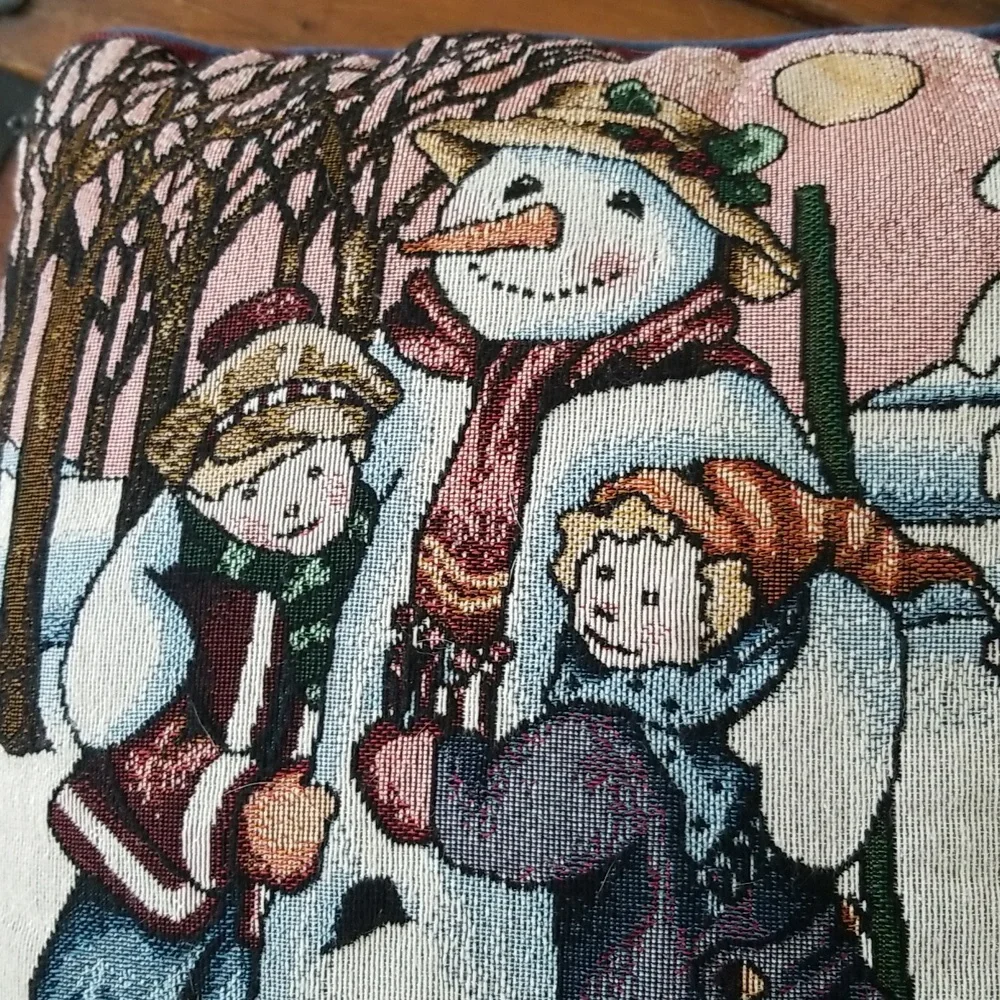 Mary Engelbreit Snowman Accent Pillow